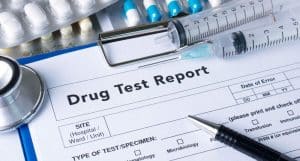 Image of a drug test report