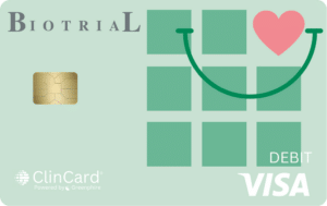 Debit card Biotrial real look