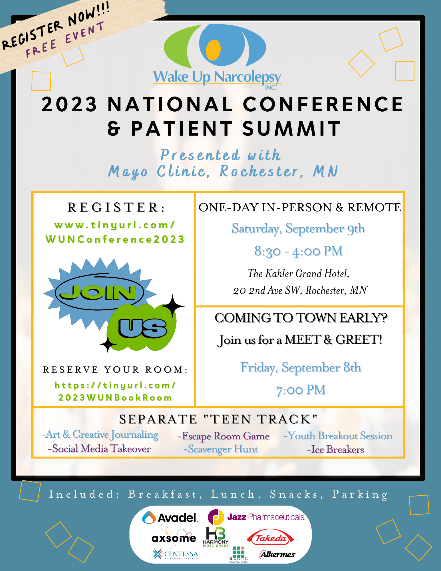 Narcolepsy 2023 Conference poster