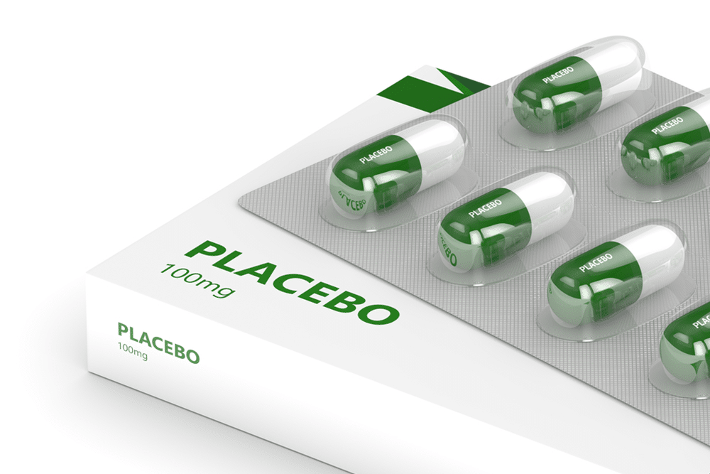 Box of placebo pills